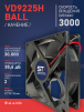 Вентилятор  VD 9225H Ball (качения) 12V, 3000 об.мин, 0,3А - st-e.info - Тюмень