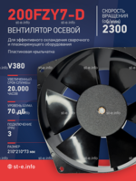 Вентилятор  200FZY7-D  - st-e.info - Тюмень