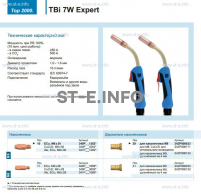 Горелка для полуавтоматической сварки TBi  7W Expert, длина 4 m. - st-e.info - Тюмень