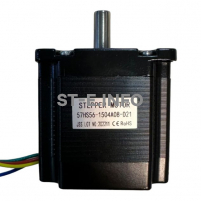 Двухфазный шаговый двигатель 57HS56-1504А08-D21 вал 8,00 мм - st-e.info - Тюмень