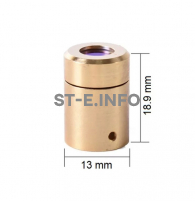 Защитный колпачок с защитным стеклом для QBH коннектора оптоволокна MAXQBHE05 - st-e.info - Тюмень