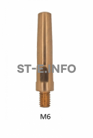 Наконечник М6*45*1,6 (для горелки qtb-500) Panasonic - st-e.info - Тюмень