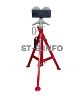 Опора высокая роликовая для труб ST 32-55 диаметр труб 12-300 см - st-e.info - Тюмень