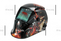 Маска сварщика хамелеон «Спортивная девушка» (YXE-718G PRO) - st-e.info - Тюмень