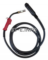 Сварочная горелка для полуавтомата QTB-500A длина кабеля 5 метров, евроадаптер - st-e.info - Тюмень