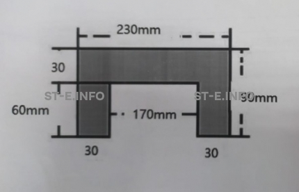 Гофрозащита усиленная 3600x230x30 для станков  - st-e.info - Тюмень
