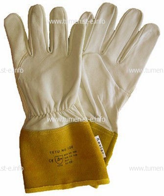 Перчатки из козьей кожи для аргонодуговой сварки TETU 106 - tumen.st-e.info - Тюмень