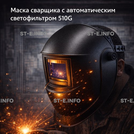 Маска сварщика хамелеон 510G - st-e.info - Тюмень