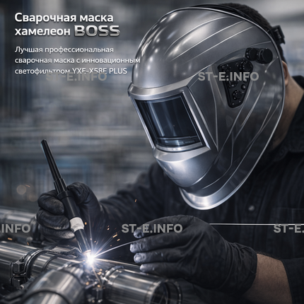 Сварочная маска хамелеон BOSS (YXE-X58E Plus) - st-e.info - Тюмень