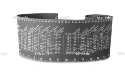 Лента для разметки труб 100mm*1220mm - st-e.info - Тюмень